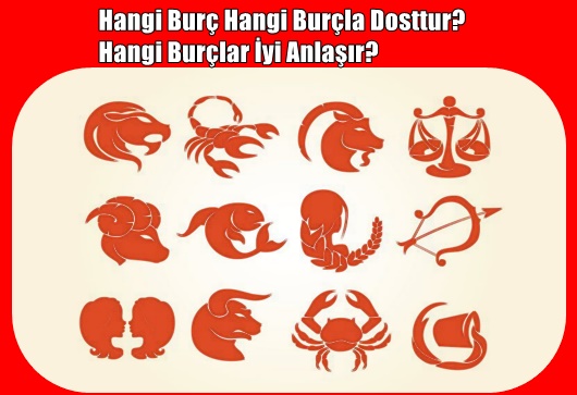 Hangi Burç Hangi Burçla Dosttur? Hangi Burçlar İyi Anlaşır?